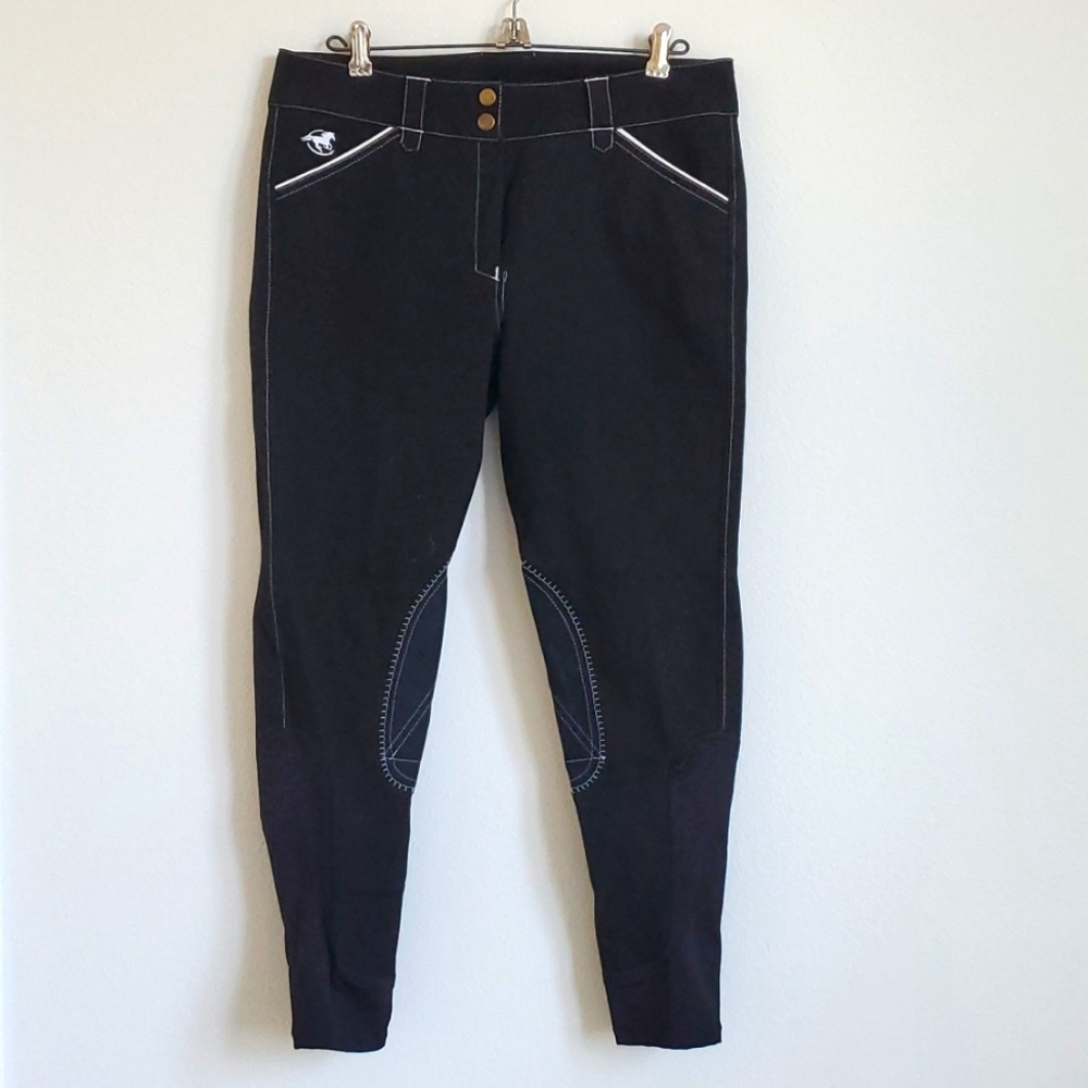 SmartPak Piper Women's Breeches, 30R, Black